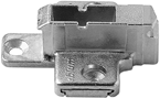 Blum Clip-Montageplatte f. Spax Kreuzform HV 9mm Distanz vernickelt 175H7190