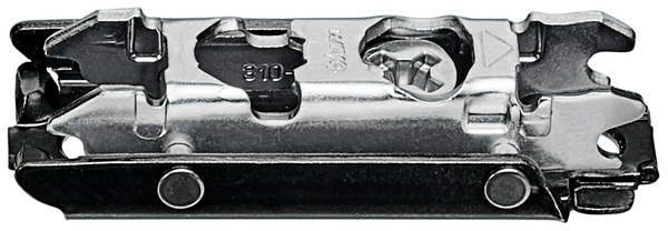Blum Clip-Montageplatte m. Excenter-HV stahl gerade 0mm Distanz f. Spax 175H3100OX